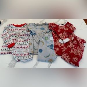 Burt’s Bees Kids Pajamas 3 pair all size 2T in great condition